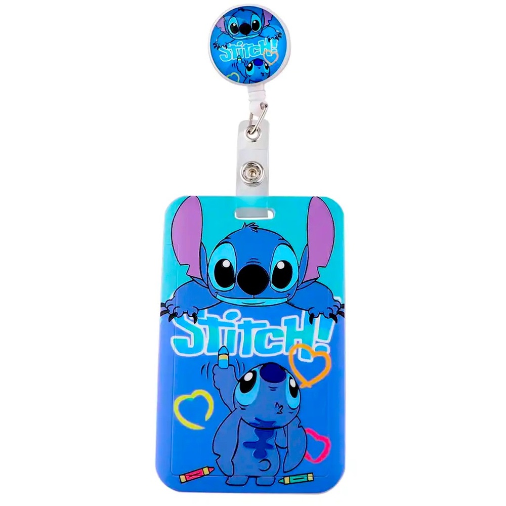 Disney Stitch ID Card Holder Badge